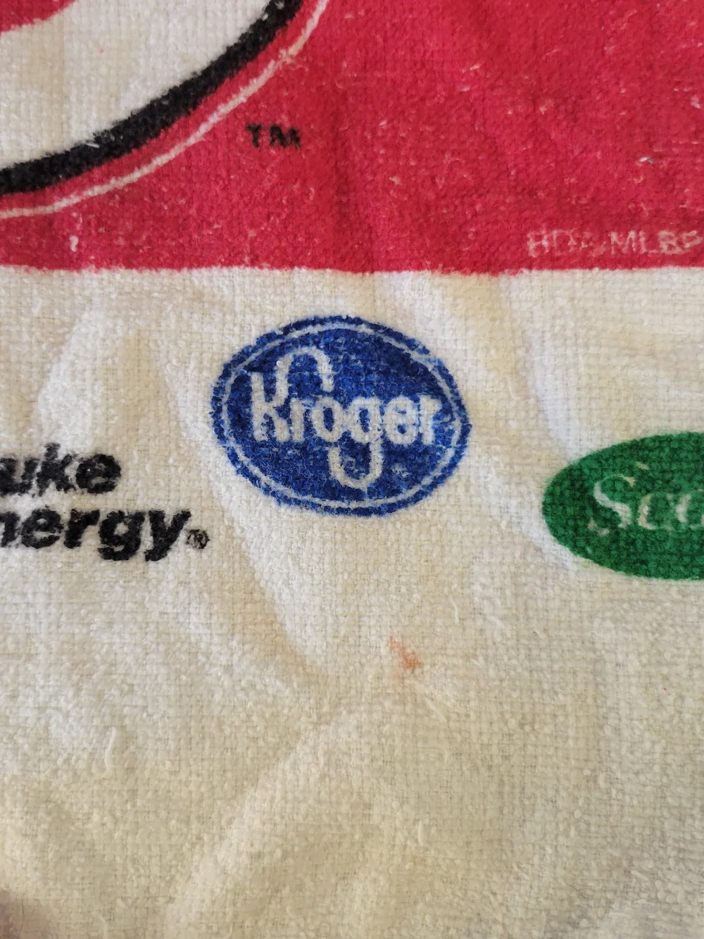 Vintage Cincinnati Reds Baseball Rally Towel Lot 3x Stadium Giveaway Kroger MLB